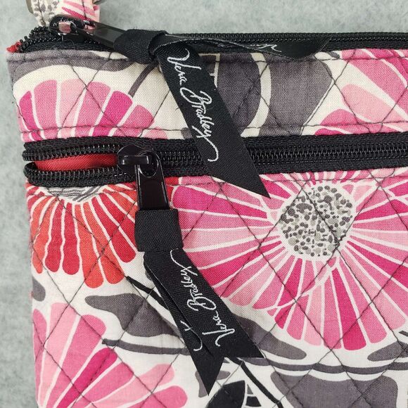 Vera Bradley 2014 Cheery Blossoms Small Hipster Crossbody Bag Womens Retired - Picture 3 of 6